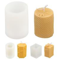 Silicone Candle Mold Honeycomb Soap Moulds 3D Silicone DIY Mold for Resin Decoration Aroma Gypsum Craft Aromatherapy Candle Soap Chocolate Cake Decor dependable