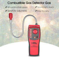 SMART SENSOR Brand New Handheld Portable Automotive Mini Combustible Gas Detector Gas Leakage Location Determine Tester with Sound and Light Alarm