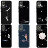 ITEL Vision 5 Case ซิลิโคนน่ารักการ์ตูนปกหลัง ITEL Vision5 S18ปลอก SoftCase Soft TPU