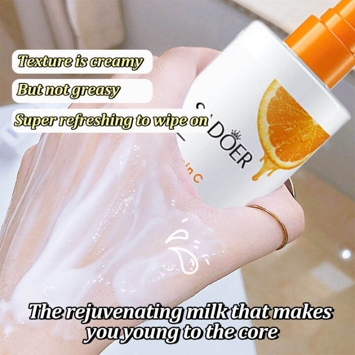 Vitamin C Whitening Body Lotion Refreshing nongreasy moisturizing