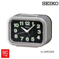 นาฬิกาปลุก Seiko รุ่น QHK026E,QHK026G,QHK026K,QHK026R,QHK026S Snooze เสียงกริ่ง มีไฟ เดินเรียบ