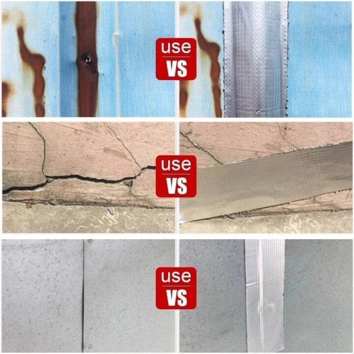 strong-adhesive-waterproof-tape-high-temperature-resistance-aluminum-foil-butyl-tape-for-all-pool-roof-crack-duct-repair-sealed-adhesives-tape