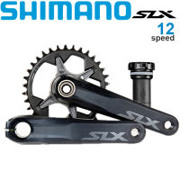 Shimano SLX FC M7100จานหน้า1X12 2X12ความเร็วจักรยานภูเขา MTB 165มม. 170มม. 175มม. 30T 32T 34T 36-26T พร้อมอะไหล่รถจักรยานยึดด้านล่างของ MT801