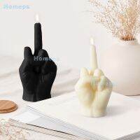 Middle Finger Scented Candle Milky Danish Pastel Aesthetic Decor Pine Fragrance Soy Wax Personalized Desktop Gesture Sculpture