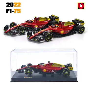 Bburago 1:43 75th Anniversary MONZA 2022 F1 Scuderia Ferrari F1-75 #16  Leclerc #55 Sainz