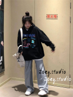 Zoey.Studio เสื้อฮู้ด เสื้อแขนยาวอบอุ่น หลวมและสบาย สบาย แฟชั่น ทันสมัย ล้ำสมัย WWY2391EMG 38Z230920