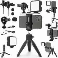 DREAMGRIP SCOUT MOJO 2 Plus Modular Rig Kit with 3 Microphones,LED Light,and ALL-IN Accessories Set for PRO Video Production with Any Smartphone for Journalists,Vloggers,YouTubers,and Content Creators