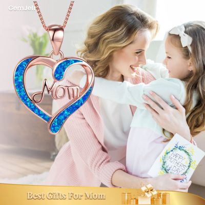 Mothers Day Gifts MOM Pendant Necklace MOM Necklace Heart Pendant Necklace Gifts For Mom Necklace Mothers Necklace