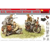 โมเดลประกอบ MiniArt 1/35 MI35284 U.S.MOTORCYCLE REPAIR CREW