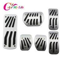 Color My Life Stainless Steel Car Pedals Fit for Peugeot 301 307 308 408 CC 2013 - 2020 Gas Brake Pedal Cover Rest Pedal