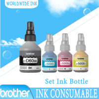 น้ำหมึก Brother BTD60BK BT5000C,M,Y บราเดอร์ refill(No box) หมึกขวดเติมของแท้ 4สี มีสี่สีให้เลือก (หมึกเติมแท้จำนวน 1 ชุด_4 สี)