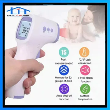 Infrared Forehead Thermometer Body/Object Non-contact Digital Thermal ...