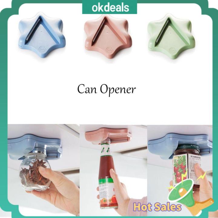 Can Opener Creative Can Opener Under the Cabinet Self-adhesive Jar