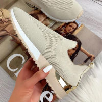 Fashion 2021 Women Casual Shoes Mesh Breathable Comfortable Female Sneakers Summer Solid Color Slip On Ladies Walking Shoes