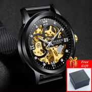 Đồng Hồ Cơ Tự Động FNGEEN 6018 Cho Nam Đồng Hồ Đeo Tay Cao Cấp Tourbillon