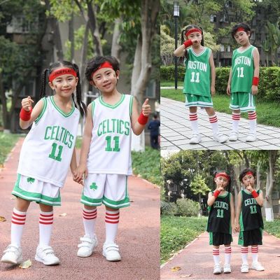NBA Boston Celtics No.11 Kyrie Irving Kids Basketball Jersey