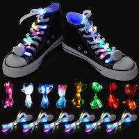 1Pair New LED Flash Shoelace Athletic Sport Flat Shoe Laces Shoelace Shoe Laces Party Disco Decor Luminous Light Up Glow Strap