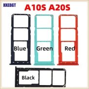 CW Phone SIM SD Card Slot For Galaxy A10S A20S A107 A207 Tray Holder