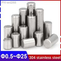 304 Stainless Steel Cylindrical Pin Locating Pin GB119 Fixed Shaft Solid Rod 3 120mm M0.8 M1 M1.5 M2 M2.5 M3 M4 M5 M6 M8 M25