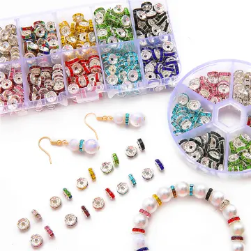 Bead Kids Set, DIY Bracelet Making Kit With Faux Crystal Thread