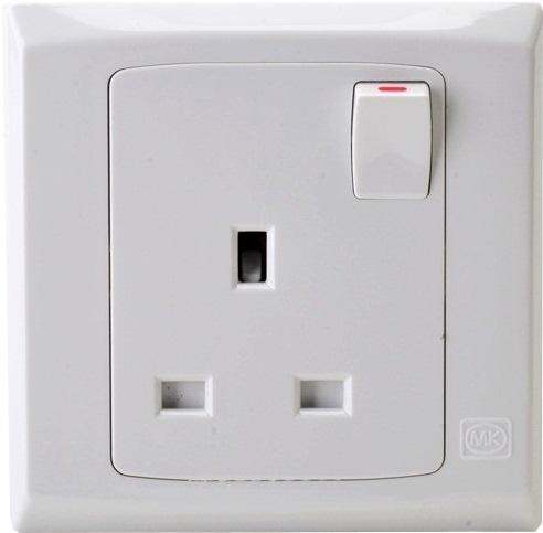 MK S2757 1 Gang 13Amp Switch Socket Outlet | Lazada