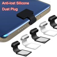 Charging Port Anti-Dust Dirt Plug For iPhone Samsung S22 S21Ultra USB Type-C Port Protector Loss-proof Silicone Dustplugs Cover