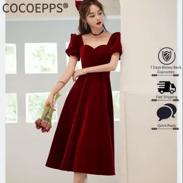 Red short clearance dress for women