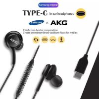 ส่งจากไทย หูฟัง Samsung AKG ช่องเสียบแจ็ค Type c หูฟังแท้ In-Ear Headphone รุ่น A23 A33 S22Ultra S22 S22+ Note10 Note10plus Note20 Note20Ultra S20 S21 S22 A80 A53 A73