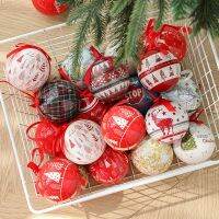 Christmas Decoration Balls Ornaments Xmas Tree Hanging Pendant Ball Indoor Home Party Decor 2023 New Year Gift Navidad 7.2cm