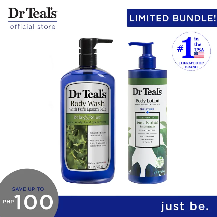 [BUNDLE] Dr Teal's Rejuvenating Eucalyptus & Spearmint Body Wash
