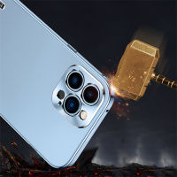 2022 NEW High-End Luxury Titanium Metal Case For iPhone 13Pro Max iPhone 11 12 13 Metal Lens Anti Fall Original Color Back Cover