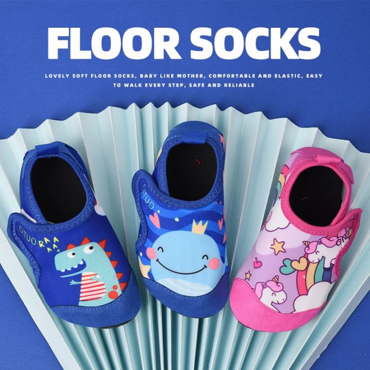 children-anti-slip-home-shoes-baby-girl-cotton-non-slip-floor-socks-baby-boy-beach-shoes-cartoon-indoor-socks-kids-slippers
