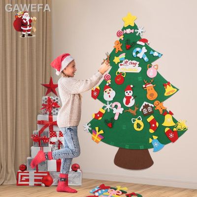 ✵ ในไมนาเมนัน Bayi Montessori 32 Buah DIY Pohon Natal รู้สึกว่า Balita Papan Sibuk Hadiah Pohon Natal Untak Anak Laki-Laki Perempuan Donging Pintu