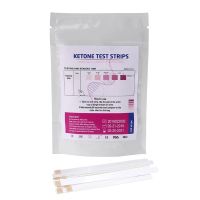 100 Pcs/Bag URS-1K Test Strips Ketone Reagent Testing Urine Anti-vc Urinalysis Home Ketosis Test Strips Analysis Inspection Tools