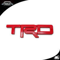 โลโก้ "TRD" size M สูง 6เซน สีแดง โตโยต้า ไฮลัค รีโว้ ร็อคโค สี แดง Hilux Revo, Rocco Toyota 2 , 4 ประตู ปี2014-2018 ขนาด 20cm*6cm*1.2cm มีบริการเก้บเงินปลายทาง