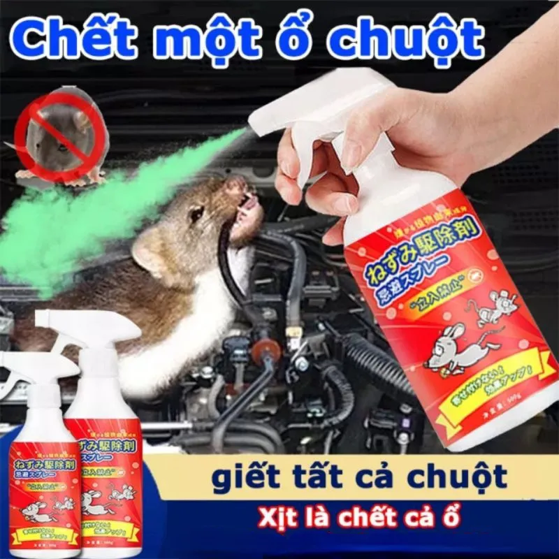 500ml Bình xịt đuổi chuột công nghệ Nhật Bản - Xịt là đuổi cả ổ...Siêu hiệu  quả an toàn | Lazada.vn