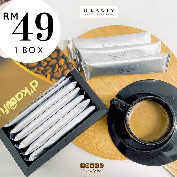DETOX DKAWFY (1 BOX) Semenanjung Malaysia Lazada