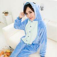 Uni Pajamas Cosplay Costume Animal Costume Sleepwear Suit Blue Stich