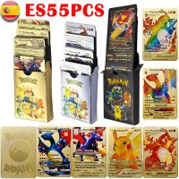 Pokemon Metal Gold Silver Card Gold Pokemons Cards English - Pokemon Cards Metal - Aliexpress