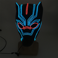 Luminous Wakanda Panther คอสเพลย์ปาร์ตี้ซัพพลาย Super Hero EL Wire สำหรับ Halloween Christmas