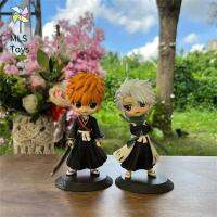 MLS Q Postket Bleach ตุ๊กตาขยับแขนขาได้ตาใหญ่ภาพอนิเมะ Hitsugaya Touhiriou โมเดลของเล่น Kawaii ตุ๊กตา PVC Ichigo Kurozaki Figure ของประดับโต๊ะทำงาน