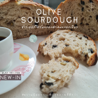 [เจ/วีแกน] Olive Sourdough (vegan) : ซาวเออร์โดว์มะกอกเขียวและมะกอกดำ วีแกน