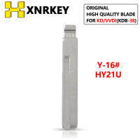 Xnrkey KDB-38 Original คุณภาพสูงใบมีด Y-16 # Y16 HY21U โลหะ uncut BLANK เปลี่ยนใบมีดสำหรับ KD VVDI รีโมท