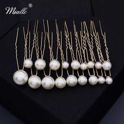 【CW】 18pcs/lot Fashion Hair Pins for Gold Color Wedding Bridal Accessories Jewelry Hairpin Headpiece