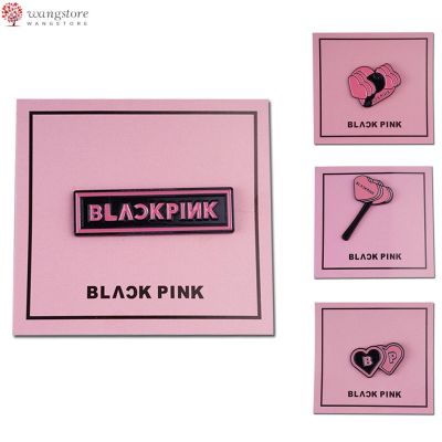 WANG Fans Gifts Metal Concert Live Enamel Pin BLACKPINK Brooch Clothing Accesories Cute Personal Decoration Badge Jewelry Lapel Pins QC7311632