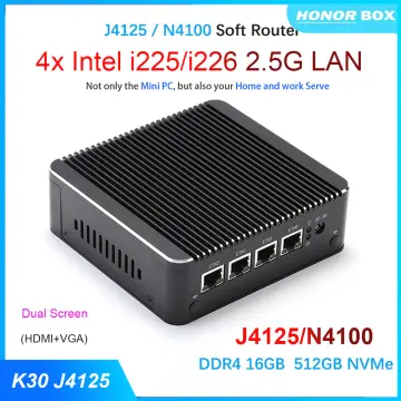 Alder Lake N100 Soft Router Fanless Mini PC 4x Intel i226 2.5G LAN HDMI DP