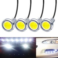 1pc18mm Auto DRL12V Led Eagle Eye silver shell Bulb DayTime Running Turn Signal Lights Backup Reversing Parking Lamp Fog Light