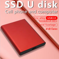 ใหม่ไดรฟ์โซลิดสเตตมือถือ mini sdd ความจุขนาดใหญ่  4TB 2TB 1TB แบบพกพาน้ำหนักเบามือถือโลหะฮาร์ดไดรฟ์สากลโน๊ตบุ๊คสก์ท็อปดิสก์จัดเก็บข้อมู