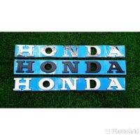 โลโก้อักษร (1ชิ้น) HONDA ขนาดตัวอัษร กว้าง5.2CM สูง4.0CM สำหรับติดฝากระโปรงหน้า,หลัง