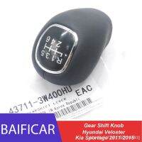 【CW】☒△♞  Baificar Brand New Manual 6 Speed Leather Shift Knob 437113W400 Veloster Sportage 2011-2015